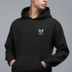 MOZIGO Men's DEMON SLAYER 20 Graphic Printed Draw Hood, Kangaroo Pocket, Ribbed Hem Regular Fit (Black) - Image 3