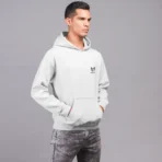 MOZIGO Men’s HENTAI-08 Graphic Printed Draw Hood, Kangaroo Pocket, Ribbed Hem Regular Fit (White) - Image 5